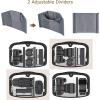 image:imageBAGSMART Bag for DSLR Camera Waterproof Crossbody Camera Case with Padded Shoulder Strap AntiTheft Shoulder Bag Black