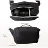 image:imageBAGSMART Bag for DSLR Camera Waterproof Crossbody Camera Case with Padded Shoulder Strap AntiTheft Shoulder Bag Black