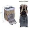 image:imageBAGSMART Camera Backpack DSLR Camera Bag Backpacks for Photographers Waterproof AntiTheft Photography Backpack with 15 Inch Laptop Compartment amp Tripod Holder Ivory WhiteDgreensingle Buckle