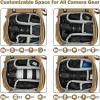 image:imageBAGSMART Camera Backpack DSLR Camera Bag Backpacks for Photographers Waterproof AntiTheft Photography Backpack with 15 Inch Laptop Compartment amp Tripod Holder Ivory WhiteGkhakidouble Buckle