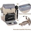 image:imageBAGSMART Camera Backpack DSLR Camera Bag Backpacks for Photographers Waterproof AntiTheft Photography Backpack with 15 Inch Laptop Compartment amp Tripod Holder Ivory WhiteFivory Whitedouble Buckle