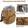 image:imageBAGSMART Camera Backpack DSLR Camera Bag Backpacks for Photographers Waterproof AntiTheft Photography Backpack with 15 Inch Laptop Compartment amp Tripod Holder Ivory WhiteGkhakidouble Buckle