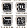 image:imageBAGSMART Camera Backpack DSLR Camera Bag Backpacks for Photographers Waterproof AntiTheft Photography Backpack with 15 Inch Laptop Compartment amp Tripod Holder Ivory WhiteAivory Whitesingle Buckle