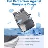 image:imageBAGSMART Camera Backpack DSLR SLR Small Camera Bags for Photographers Compatible for Sony Canon Nikon Shoulder Strap 2in1 Travel Backpack Fits 129 iPad GrayGray