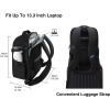 image:imageBAGSMART Camera Bag DSLR SLR Camera Backpack Fits up to 156 Laptop Camera Case for Photographers with Waterproof Rain Cover Tripod Holder BlackBlack