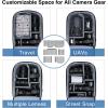 image:imageBAGSMART Camera Bag DSLR SLR Camera Backpack Fits up to 156 Laptop Camera Case for Photographers with Waterproof Rain Cover Tripod Holder BlackBlack