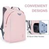 image:imageBAGSMART Camera Bag DSLR SLR Camera Backpack Fits up to 156 Laptop Camera Case for Photographers with Waterproof Rain Cover Tripod Holder BlackPink