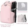 image:imageBAGSMART Camera Bag DSLR SLR Camera Backpack Fits up to 156 Laptop Camera Case for Photographers with Waterproof Rain Cover Tripod Holder BlackPink