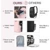 image:imageBAGSMART Camera Bag DSLR SLR Camera Backpack Fits up to 156 Laptop Camera Case for Photographers with Waterproof Rain Cover Tripod Holder BlackPink