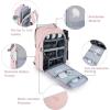 image:imageBAGSMART Camera Bag DSLR SLR Camera Backpack Fits up to 156 Laptop Camera Case for Photographers with Waterproof Rain Cover Tripod Holder BlackPink