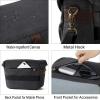 image:imageBAGSMART Camera Bag SLR DSLR Canvas Crossbody Camera Case Compact Camera Shoulder Bag with Rain Cover for Women and Men Ivory White01Black