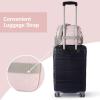 image:imageBAGSMART Camera Bag SLR DSLR Canvas Crossbody Camera Case Compact Camera Shoulder Bag with Rain Cover for Women and Men Ivory White04Light Pink
