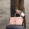 image:imageBAGSMART Camera Bag SLR DSLR Canvas Crossbody Camera Case Compact Camera Shoulder Bag with Rain Cover for Women and Men Ivory White04Light Pink