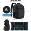image:imageBAGSMART Camera Bag for DSLR Waterproof Camera Backpacks for Photographers Camera Case with Laptop Compartment156 BlackBlack