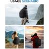 image:imageBAGSMART Camera Bag for DSLR Waterproof Camera Backpacks for Photographers Camera Case with Laptop Compartment156 BlackBlack