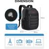 image:imageBAGSMART Camera Bag for DSLR Waterproof Camera Backpacks for Photographers Camera Case with Laptop Compartment156 BlackBlack
