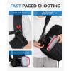 image:imageBAGSMART Camera Bag for DSLR Waterproof Camera Backpacks for Photographers Camera Case with Laptop Compartment156 BlackBlack
