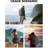 image:imageBAGSMART Camera Bag for DSLR Waterproof Camera Backpacks for Photographers Camera Case with Laptop Compartment156 BlackGrey