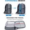 image:imageBAGSMART Camera Bag for DSLR Waterproof Camera Backpacks for Photographers Camera Case with Laptop Compartment156 BlackGrey