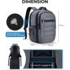 image:imageBAGSMART Camera Bag for DSLR Waterproof Camera Backpacks for Photographers Camera Case with Laptop Compartment156 BlackGrey