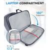 image:imageBAGSMART Camera Bag for DSLR Waterproof Camera Backpacks for Photographers Camera Case with Laptop Compartment156 BlackGrey