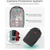 image:imageBAGSMART Camera Bag for Photographers Professional Camera Bag Fits up to 156 Laptop DSLRDronesTripod Camera Case with Rain Cover BlackBlack