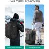 image:imageBAGSMART Camera Bag for Photographers Professional Camera Bag Fits up to 156 Laptop DSLRDronesTripod Camera Case with Rain Cover BlackGrey