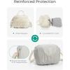 image:imageBAGSMART Camera Sling Bag Portable Small Camera Bags for Photographers with Tripod Holder Waterproof DSLRSLRCute Camera Case for Women with Rain Cover Compatible with Sony Canon Nikon BeigeBeige