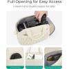 image:imageBAGSMART Camera Sling Bag Portable Small Camera Bags for Photographers with Tripod Holder Waterproof DSLRSLRCute Camera Case for Women with Rain Cover Compatible with Sony Canon Nikon BeigeBrown