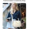 image:imageBAGSMART Camera Sling Bag Portable Small Camera Bags for Photographers with Tripod Holder Waterproof DSLRSLRCute Camera Case for Women with Rain Cover Compatible with Sony Canon Nikon BeigeBeige