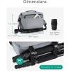 image:imageBAGSMART Camera Sling Bag Small Camera Bags for Photographers with Tripod Holder Waterproof DSLRSLRMirrorless Camera Bags Crossbody with Rain Cover Compatible with Canon Sony Nikon GrayGray