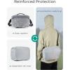 image:imageBAGSMART Camera Sling Bag Small Camera Bags for Photographers with Tripod Holder Waterproof DSLRSLRMirrorless Camera Bags Crossbody with Rain Cover Compatible with Canon Sony Nikon GrayGray