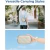 image:imageBAGSMART Digital Camera Case Protective Puffy Camera Case with 2 Carrying Ways Lightweight amp Waterproof Small Camera Bag for Canon PowerShot G7X Mark IIIIISony DSCW800DSCW830  BeigeBeige