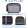 image:imageBAGSMART Digital Camera Case Protective Puffy Camera Case with 2 Carrying Ways Lightweight amp Waterproof Small Camera Bag for Canon PowerShot G7X Mark IIIIISony DSCW800DSCW830  BeigeBeige