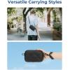 image:imageBAGSMART Digital Camera Case Protective Puffy Camera Case with 2 Carrying Ways Lightweight amp Waterproof Small Camera Bag for Canon PowerShot G7X Mark IIIIISony DSCW800DSCW830  BeigeBlack