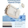 image:imageBAGSMART Digital Camera Case Protective Puffy Camera Case with 2 Carrying Ways Lightweight amp Waterproof Small Camera Bag for Canon PowerShot G7X Mark IIIIISony DSCW800DSCW830  BeigeBlack