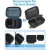 image:imageBAGSMART Digital Camera Case Protective amp Waterproof Small Camera Case with Shoulder Strap Lightweight Camera Sling Bag for Canon PowerShot ELPH 180190  Sony DSCW800DSCW830  PinkBlack