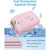 image:imageBAGSMART Digital Camera Case Protective amp Waterproof Small Camera Case with Shoulder Strap Lightweight Camera Sling Bag for Canon PowerShot ELPH 180190  Sony DSCW800DSCW830  PinkBaby Pink