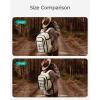 image:imageBAGSMART Professional Camera Backpack for DSLRs Protective Camera Bag with Tripod Holder Rain Cover amp 17 Laptop Compartment Drone Backpack BeigeBeige