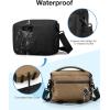 image:imageBAGSMART Small Camera Bag for Photographers Compact Camera Shoulder Bags for DSLRSLRMirrorless Cameras Waterproof Crossbody Camera Case with Tripod Holder Khaki