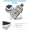 image:imageBAGSMART Small Camera Sling Bag DSLRSLR Camera Bag Fits 11 Tablet Camera Shoulder Bag for Photographers With Tripod Holder