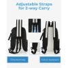 image:imageBAGSMART Small Camera Sling Bag DSLRSLR Camera Bag Fits 11 Tablet Camera Shoulder Bag for Photographers With Tripod Holder