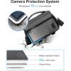 image:imageBAGSMART Small Camera Sling Bag for Photographers Compact Camera Shoulder Bags for DSLRSLRMirrorless Cameras Waterproof Crossbody Camera Case with Tripod Holder Grey02Grey