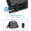 image:imageBAGSMART Small Camera Sling Bag for Photographers Compact Camera Shoulder Bags for DSLRSLRMirrorless Cameras Waterproof Crossbody Camera Case with Tripod Holder Grey02Grey