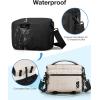 image:imageBAGSMART Small Camera Sling Bag for Photographers Compact Camera Shoulder Bags for DSLRSLRMirrorless Cameras Waterproof Crossbody Camera Case with Tripod Holder Grey03Ivory White