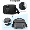image:imageBAGSMART Small Camera Sling Bag for Photographers Compact Camera Shoulder Bags for DSLRSLRMirrorless Cameras Waterproof Crossbody Camera Case with Tripod Holder Grey02Grey