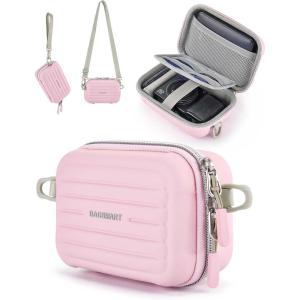 image:imageBAGSMART Digital Camera Case Protective amp Waterproof Small Camera Case with Shoulder Strap Lightweight Camera Sling Bag for Canon PowerShot ELPH 180190  Sony DSCW800DSCW830  PinkBaby Pink