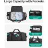 image:imageBAGSAMRT 60L Foldable Duffle Bag for Travel Large Travel Duffel Bag for Men 4 in 1 Travel Backpack Carry on Weekender Bag Light BrownBlack