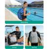 image:imageBAGSMART 2 Piece Swim Bag for Swimmers with Shoe Compartment 35L Waterproof Swim Backpack for Men and Women Swimming Sports Gym BagBlue