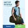 image:imageBAGSMART 4IN1 Gym Bag for Women Men TSA Lightweight Duffle Bag for Travel with Shoe Compartment amp Wet Pocket 22L30L38L Tactical Backpack with 40oz Water Bottle HolderGreen